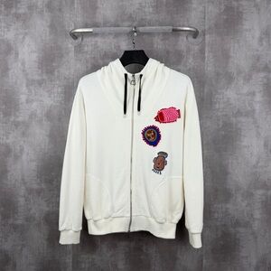🚩steal authentic Louis Vuitton Cream Garment with Zipper Detail